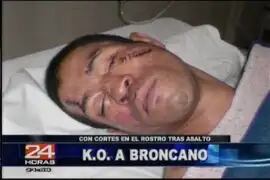 Ex boxeador Mario Broncano terminó hospitalizado tras intentar asaltar a vecinos de La Victoria