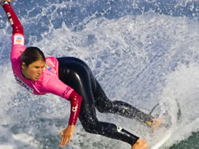 Sofía Mulanovich está en los primeros lugares de US Open of Surfing