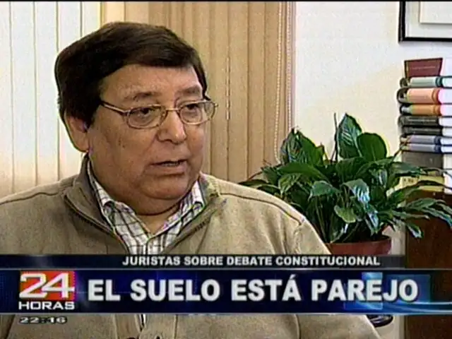 Juristas Jorge Avendaño y Enrique Bernales responden sobre las reformas constitucionales
