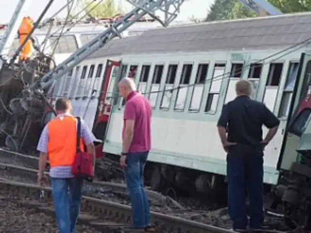 Cuatro personas perdieron la vida al descarrilarse tren en Polonia 