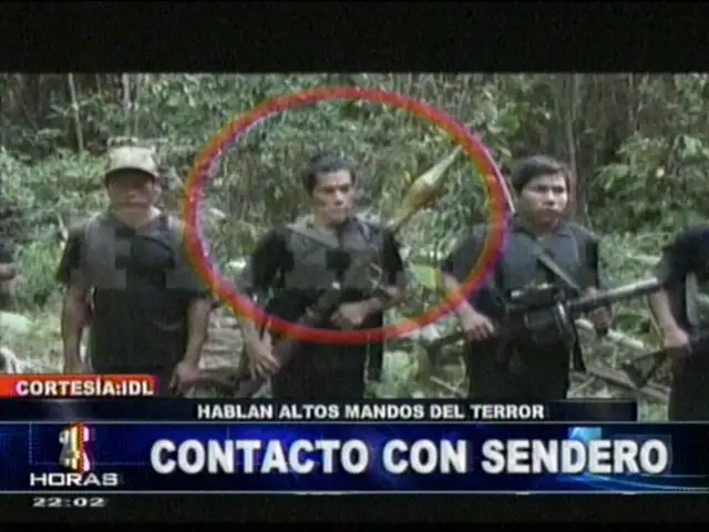 Senderistas 'armados' incursionan en el Bajo Huallaga y piden libertad de 'Artemio'