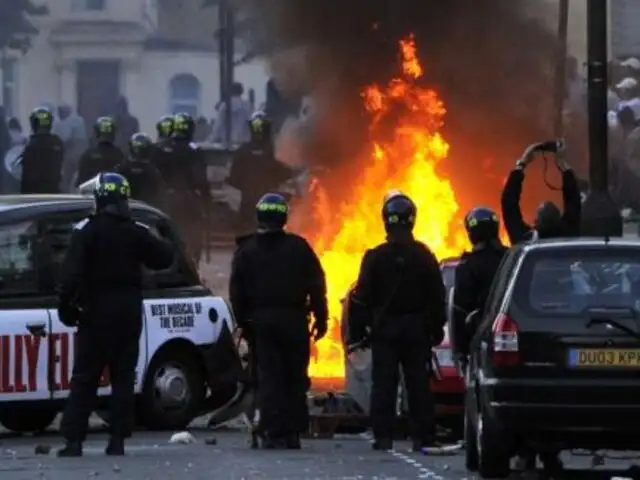 Más de mil detenidos por disturbios en Londres