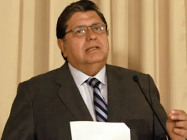 Alan García criticó derogación de la Carrera Pública Magisterial
