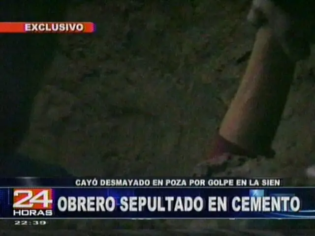 Murió obrero de construcción civil al caer a una fosa con cemento fresco en Punto Piedra