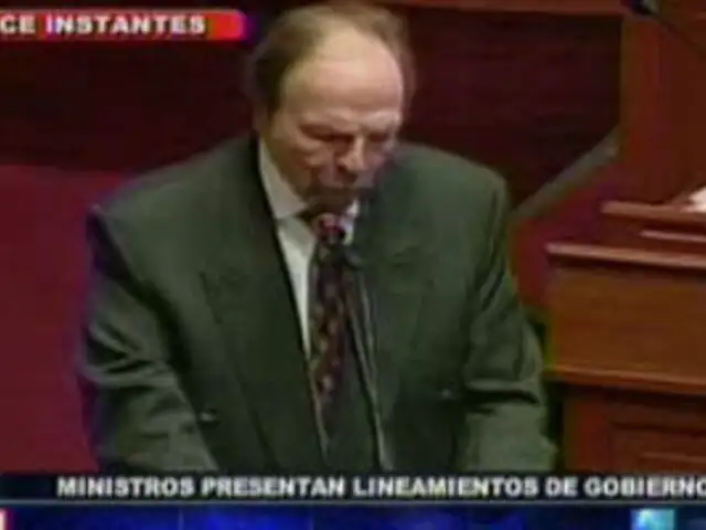 Salomón Lerner y el Gabinete en pleno se presentan ante el Congreso