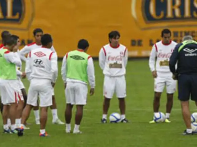 Selección peruana retoma entrenamientos para enfrentar a Uruguay