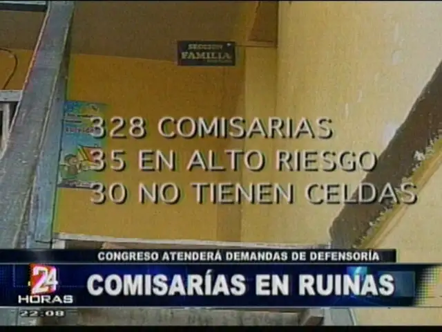 El congresista Renzo Reggiardo junto a la Defensoría del Pueblo solicitan mejorar las comisarías del país