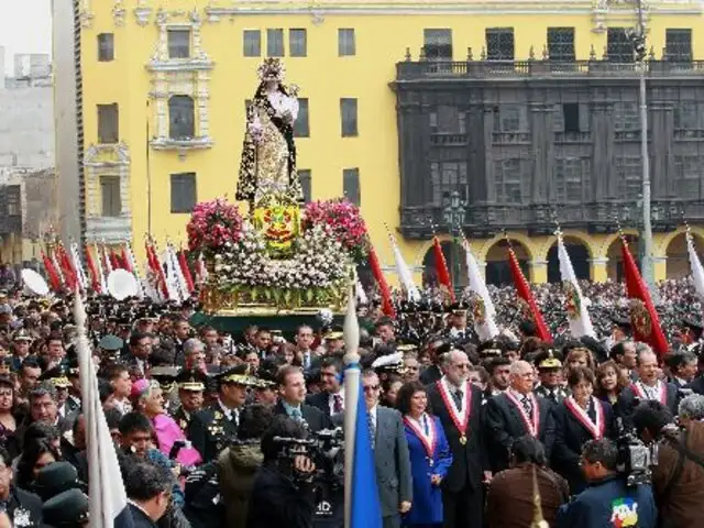 Autoridades y fieles católicos asistieron a las celebraciones en homenaje a Santa Rosa