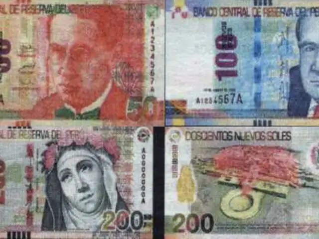 BCR pone hoy en circulación nuevos billetes de 50, 100 y 200 soles