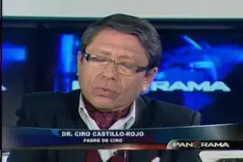 Padre de Ciro Castillo indica que “nada es casual” en la desaparición de su hijo