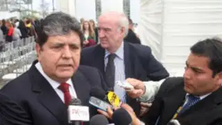 Alan García afirma que Humala está dando muestras de valor y calidad política