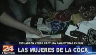 Policía captura a vendedoras de droga en San Juan de Miraflores