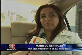 Marisol Espinoza: Basta de politiquería barata, hay que unirnos frente a lacra del terrorismo