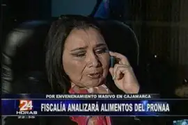 Ministra Aída García Naranjo defendió la posición del Pronaa sobre los niños muertos en Cajamarca