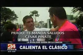 “Cholito” Prado y el ex ídolo de la “U” José Carranza aclararon que la rivalidad solo es la cancha