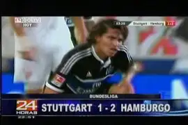 Paolo Guerrero volvió y el Hamburgo ganó