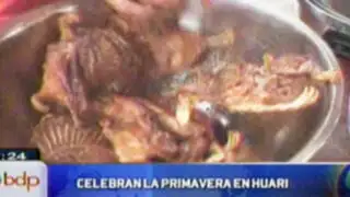 Gran celebración en Huari por la llegada de la estación primaveral