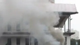 Se incendió centro de salud de Morropón