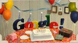 Google celebra hoy sus 13 cumpleaños con un doodle