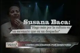 Susana Baca: Entre el ministerio de la Cultura y su amor por el canto