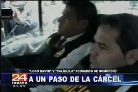 David Sánchez y Luis Montoya serán acusados por el delito contra la vida