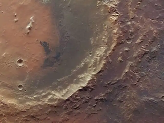 Agencia Espacial Europea encuentra vestigios de agua en Marte