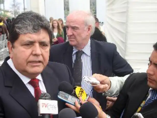 Alan García declara ante juzgado sobre el Caso Business Track-BTR