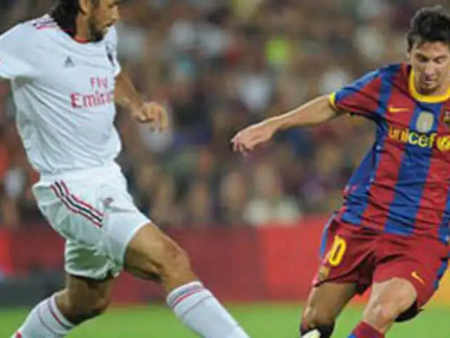 Liga de campeones se inicia con el Barcelona - Milan