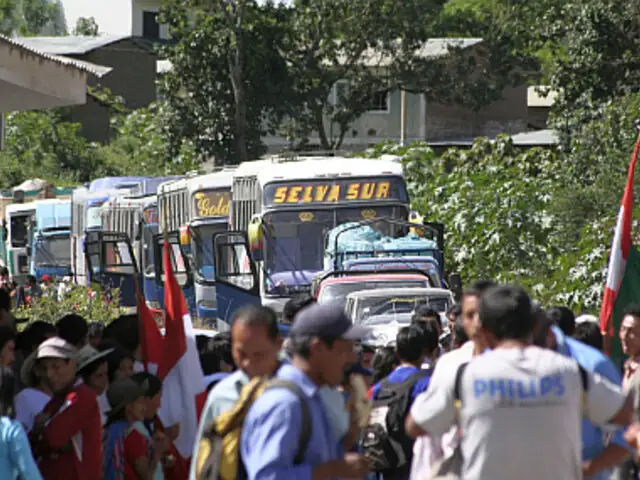 Regiones desabastecidas por bloqueo de carretera Federico Basadre