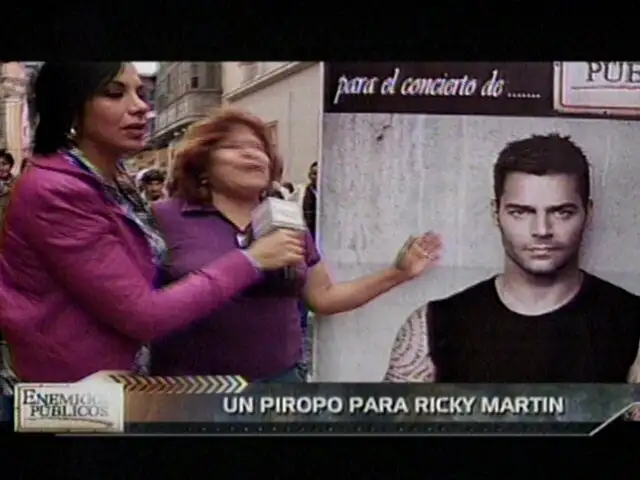 Fanáticas de Ricky Martin se ganaron entradas a su concierto tras mostrar su cariño por el cantante