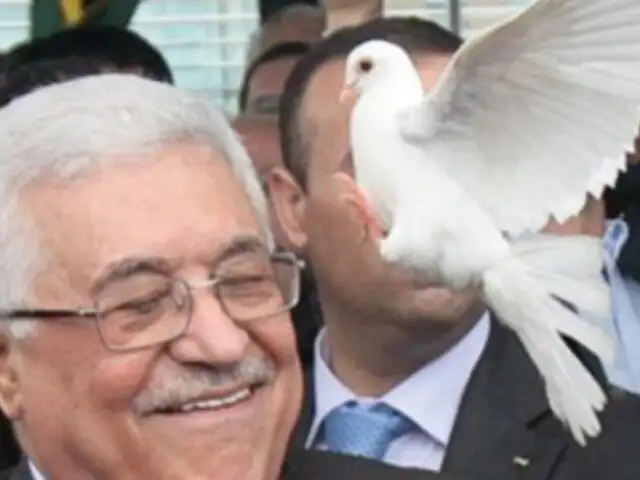 Mahmud Abás es recibido como un héroe en Palestina