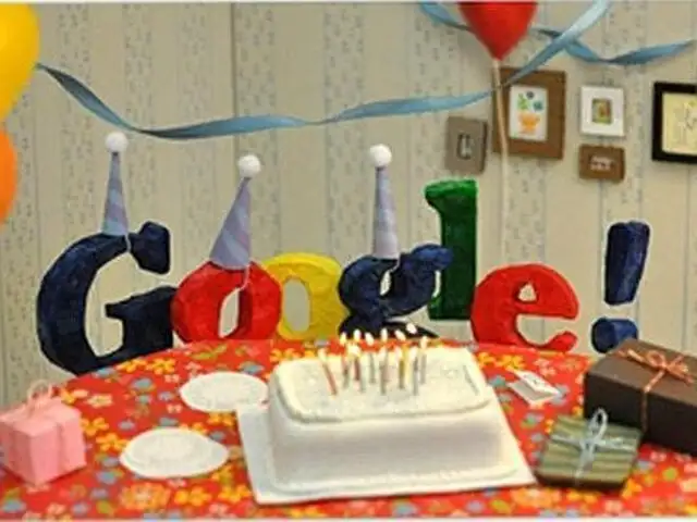 Google celebra hoy sus 13 cumpleaños con un doodle