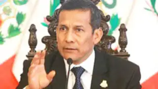 Presidente Ollanta Humala: Tenemos que recuperar los estadios de la violencia