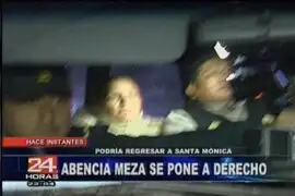 Abencia Meza se entregó a las autoridades y volverá al penal de Chorrillos 