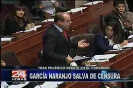 En candente sesión del pleno la ministra García Naranjo se salvó de la interpelación