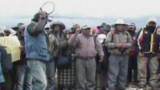 Pobladores toman minera acusandola de contamir el medio ambiente en Cusco