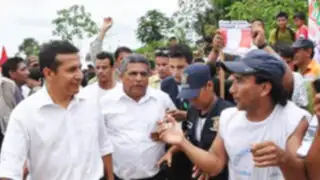 Presidente Humala realiza visita para inspeccionar acciones cívicas en Loreto