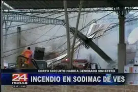Almacén ferretero se incendió en Villa el Salvador