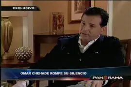 Omar Chehade: “Ollanta Humala tiene que actuar como presidente y no como amigo”  