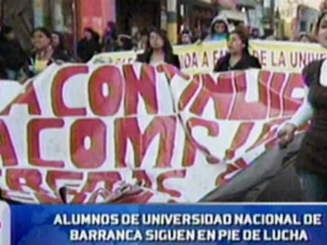 Alumnos de la Universidad de Barranca siguen en pie de lucha 