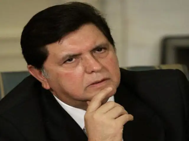 Comisión investigadora pedirá levantar secreto bancario de Alan García