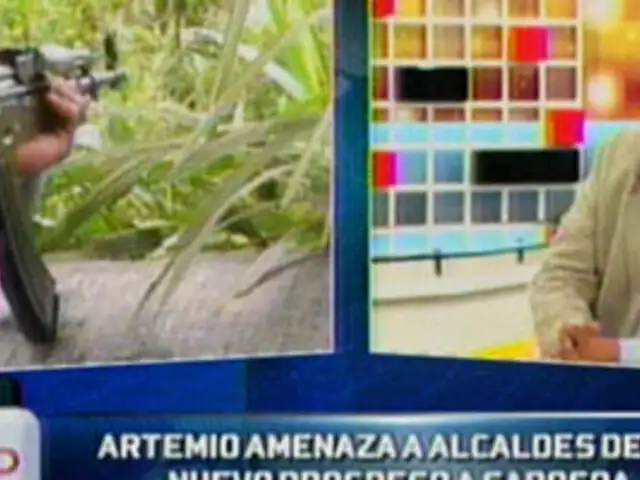 Jaime Antezana: “Artemio” tiene bajo amenaza de muerte a alcaldes del Huallaga