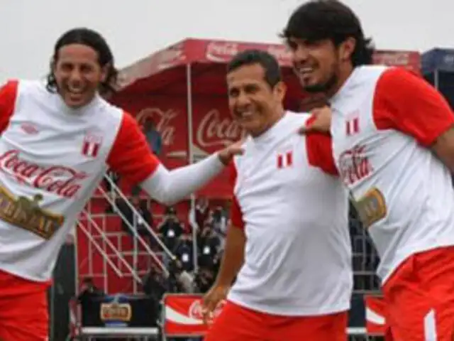 Ollanta Humala alentaría a la selección desde el palco presidencial del Estadio Nacional