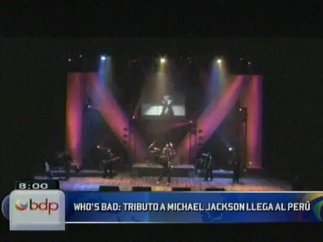 Espectáculo “Who´s Bad” en homenaje a Michael Jackson llegará a Lima la próxima semana 