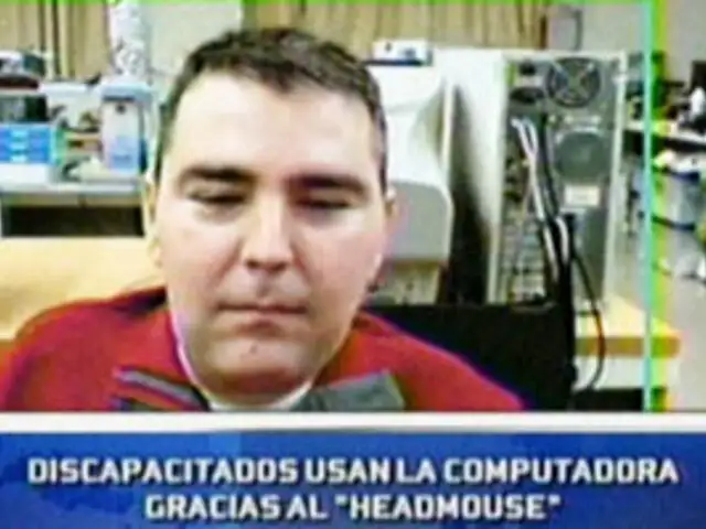 Discapacitados usan la computadora gracias al “Headmause”