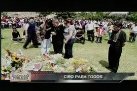 Ciro Castillo en el Día de Todos los Muertos