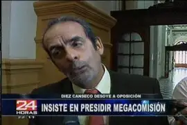 Javier Diez Canseco conserva intenciones de presidir comisión que investigará al régimen aprista