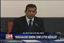 Presidente Humala: El problema de fondo no es la pobreza sino la desigualdad