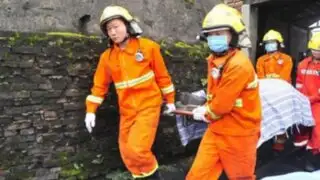 China: cuatro muertos y más de 50 desaparecidos deja derrumbe de mina