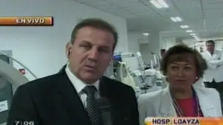 Presentan equipo médico valorizado en 18 millones de soles en hospital Loayza